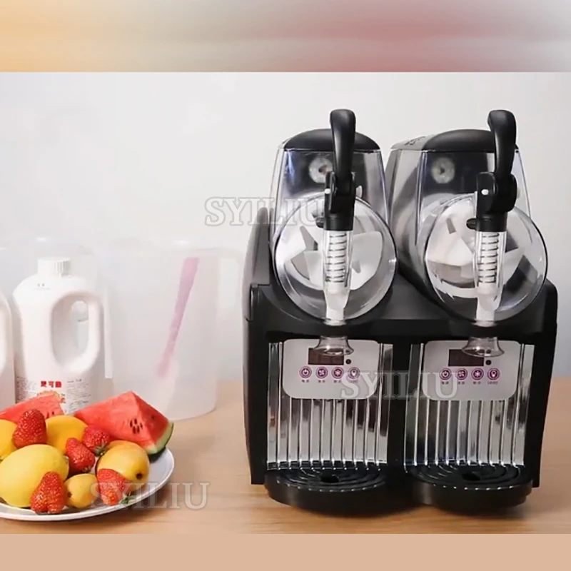 Fully Automatic Commercial Slushie Machine Snowflake Equipment Stainless Steel Cold Drink Making Machinery