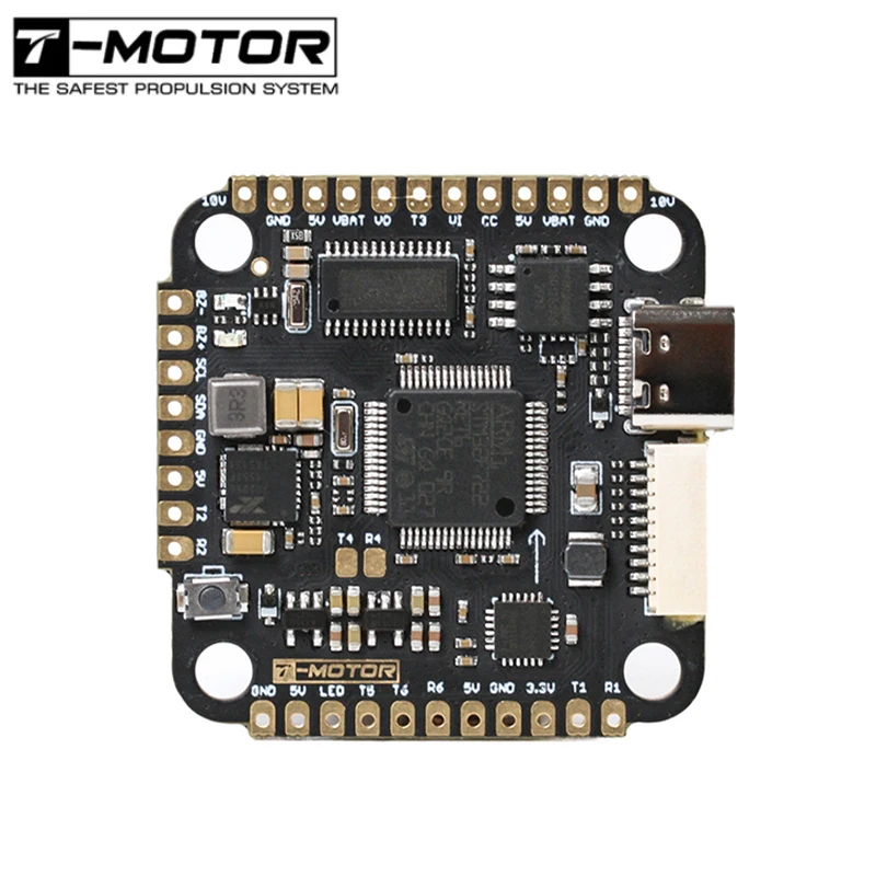 New T-motor Pacer F7 F722 Single-Sided Flight Controller STM32F722 BetaFlight with Type-C Interface for FPV Traversing Drones