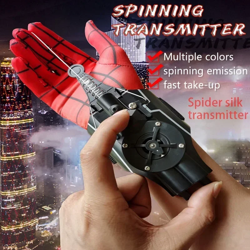 Disney-Marvel ATIONS End Spider-Man Web Wrist Launcher, Peter Toe Cosplay Accessoires, Accessoires, Gants, Jouets Cadeaux