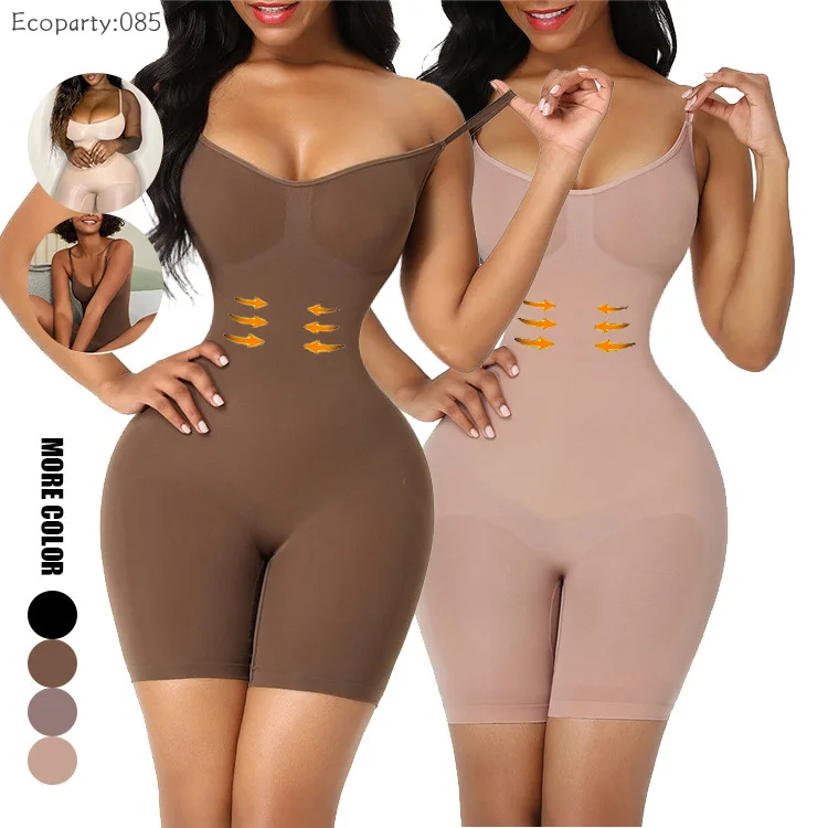 Women Seamless Bodysuit Compression Open Crotch Shapewear Slimming Butt Lifter Full Body Shaper Push Up Fajas Colombianas Corset