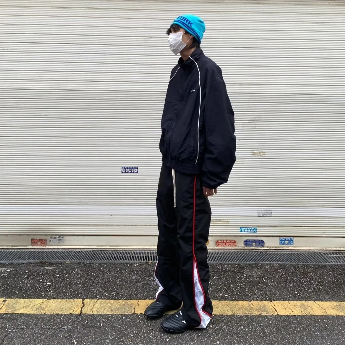 

Мужские осенние спортивные свободные повседневные брюки American Color Blo с прямыми штанинами на открытом воздухе