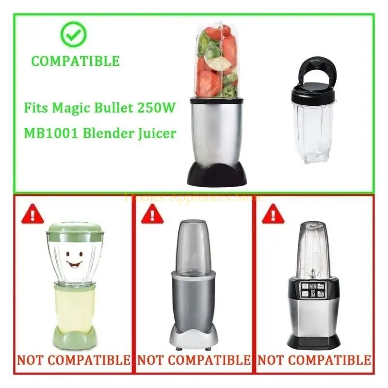 D0AB 블렌더 컵 블렌더 교체 부품 믹서 블레이드 쥬스 컵 마법 용 플라스틱 재료 250W MB1001 시리즈 블렌더