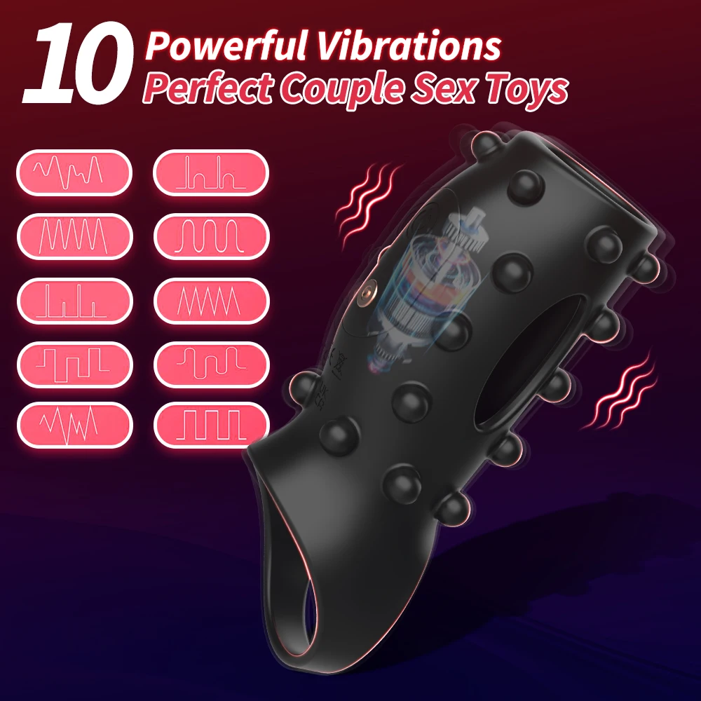 يمكن ارتداؤها كم للقضيب خاتم الديك هزاز الجنس لعب للبالغين تهتز خواتم القضيب تأخير المدرب محفز الرجال ألعاب مثيرة #3