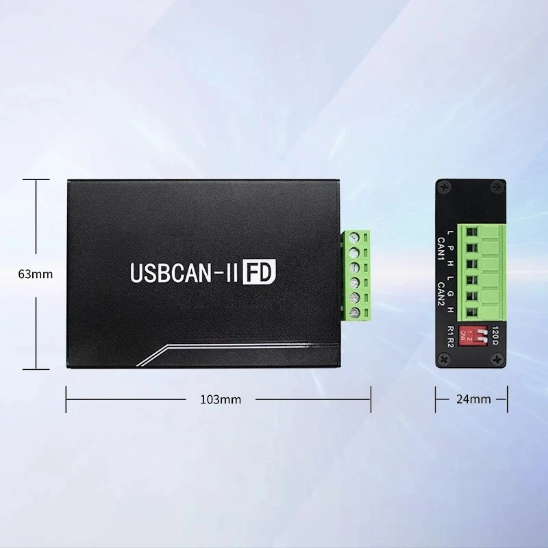 محلل الواجهة USBCAN2fd وحدة الاتصالات بطاقة عالية الأداء تحويل في اتجاهين #2