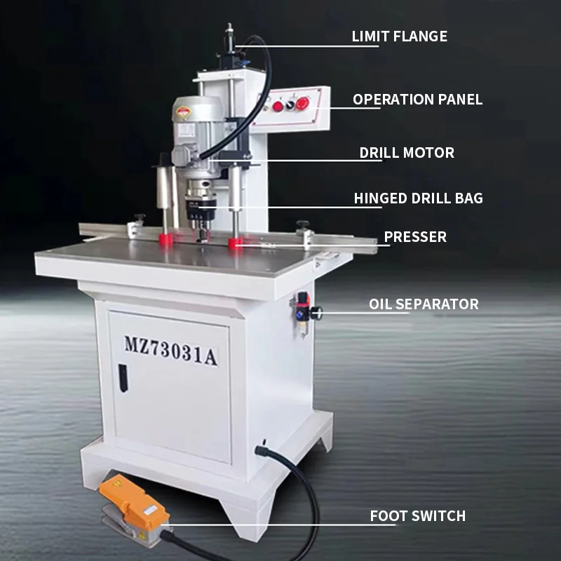 Woodworking hinge drill widely used hinge hole drilling wood boring machine for cabinet door 1500W