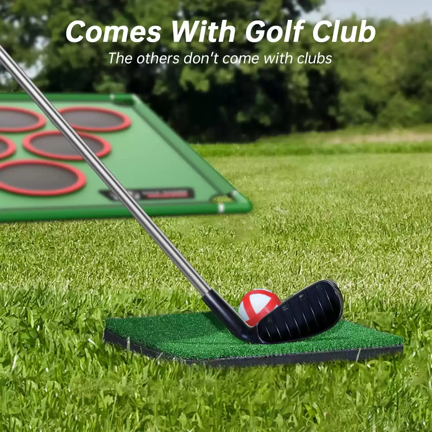 Kid Golf Set für Kind Golf Chipping Spiel mit Matte Sticky Ball Versenkbare Club Lagerung Tasche Indoor Outdoor Sport Spielzeug Geschenk Spiel
