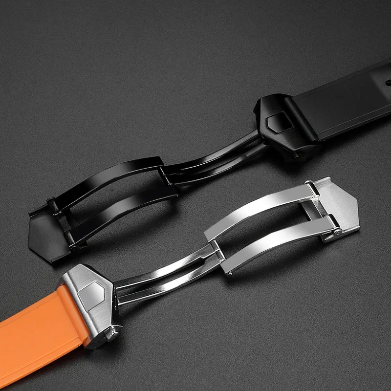 Breathable silicone strap 22mm For TAG Heuer FORMULA 1 racing Carrera Race MONACO rubber watchband 22mm Men\'s Watch accessories