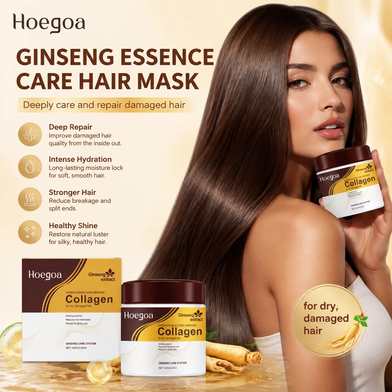 Hair Care Ginseng - Hoegoa Ginseng Essence Care Hair Mask