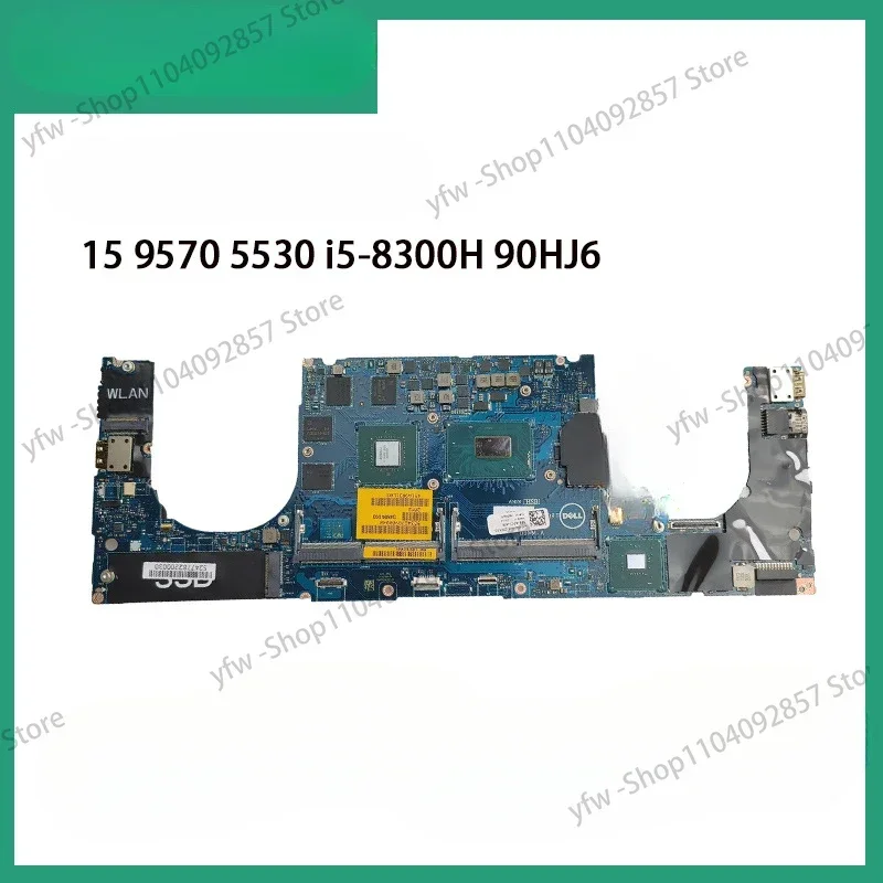 CN-0RHXRG  Laptop Motherboard for 15 9500 0RHXRG RHXRG LA-J191P with I7-10750H  GTX 1650Ti  100% Tested Mainboard