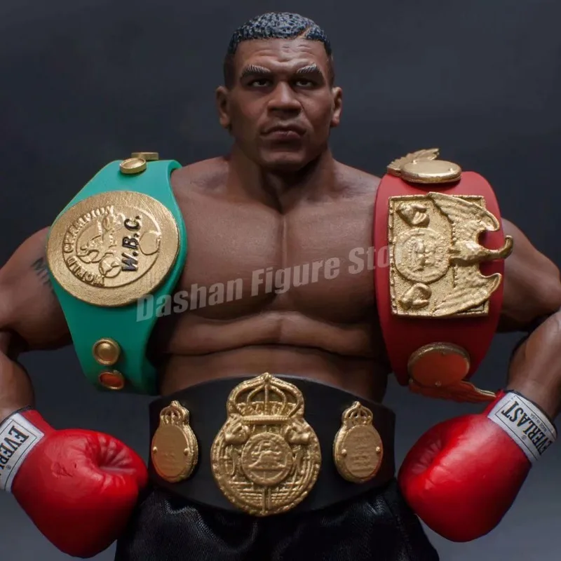 18cm Boxing Champion Mike Tyson Action Figure PVC Collectable Doll Final Round Boxer Tyson Figurine With Belt Model Toys Gifts