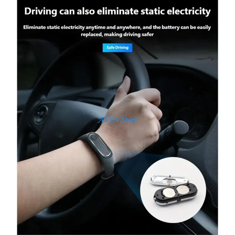 U13C Intelligent Auto Electrostatic Discharge Wristband for Car Door Prevents Shock