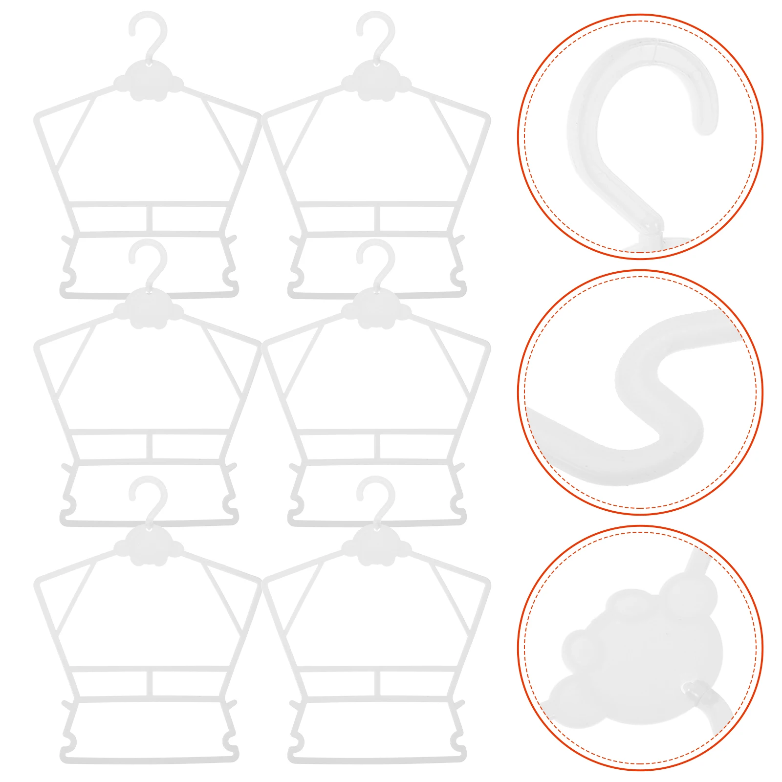 

10pcs Kids Clothes Hangers Children Plastic Baby Infant Hanger Toddler Swimsuit Coat Closet Storage Drying