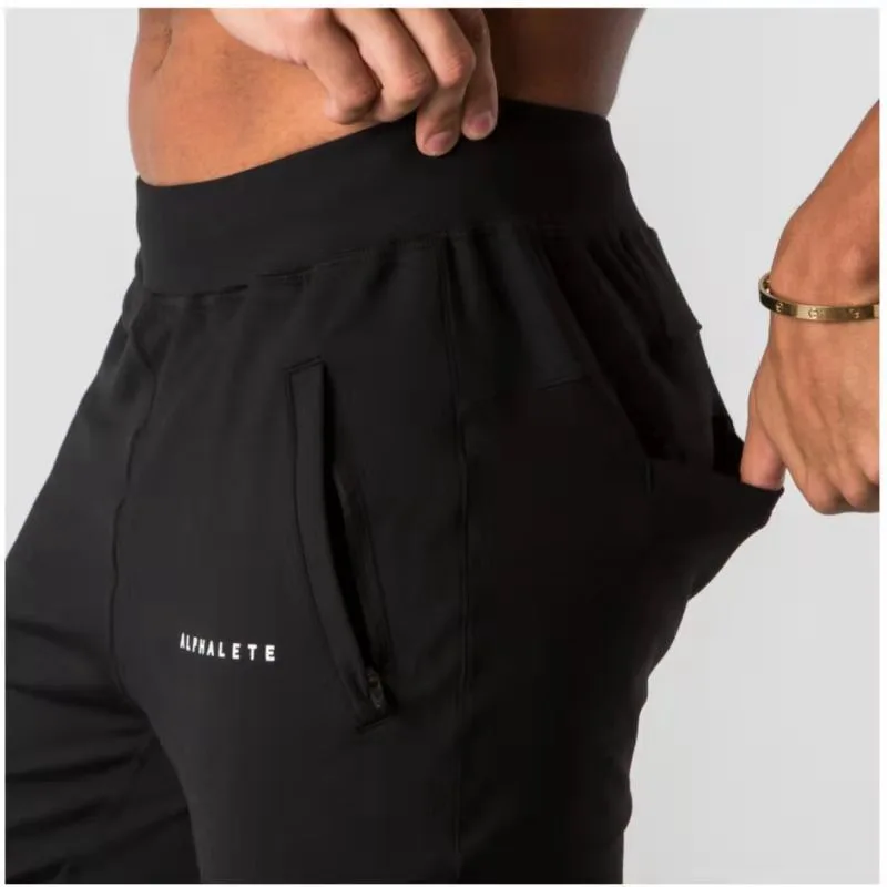 Pantaloni Muscle Fitness Brothers Running Wolf King Pantaloni da uomo Fitness all'aperto Esercizio Allenamento Pantaloni da allenamento per piedi piccoli