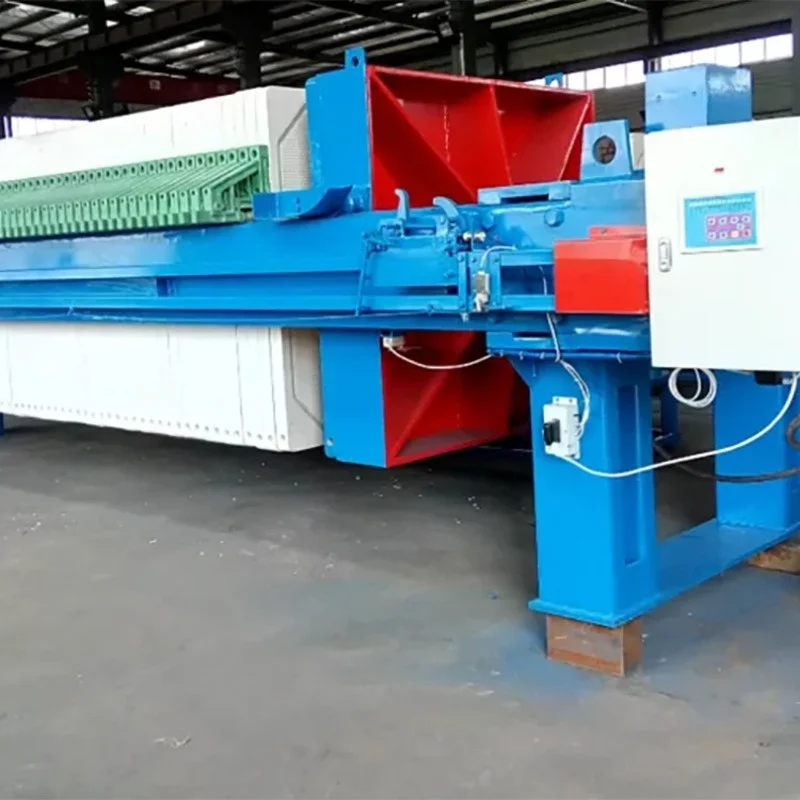 Chemical Industry Sludge Dewatering   Filter Press Equipment Clay Membrane Filtering Plate and Frame Filter Press