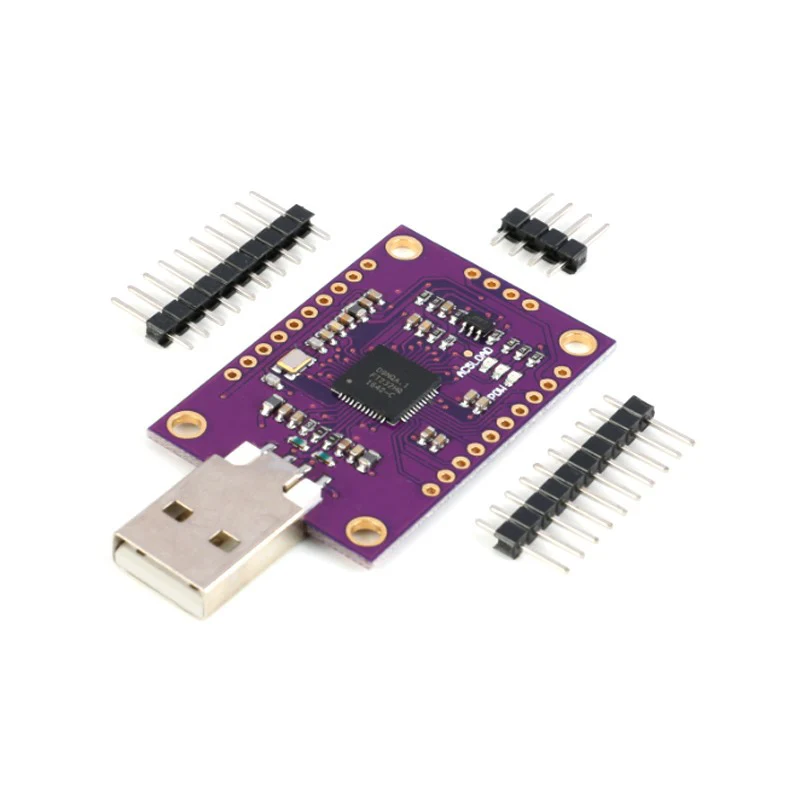 MCU FT232H USB إلى JTAG UART FIFO SPI I2C عالية السرعة متعددة الوظائف FT232H وحدة المنفذ التسلسلي