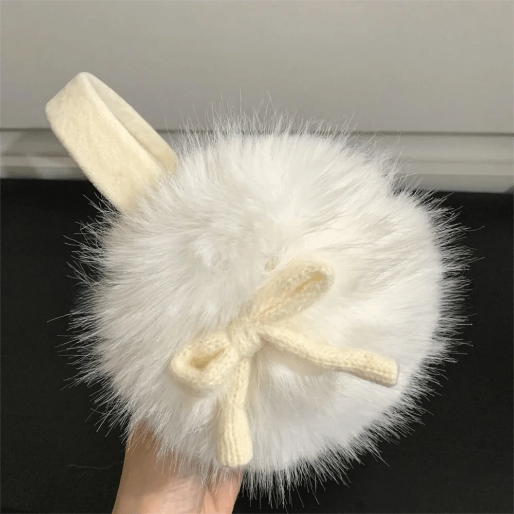 أزياء الشتاء الدافئة لينة غطاء للأذنين حماية الأذن سميكة رقيق Earflaps التجمد Bowknot الأذن أدفأ للنساء الرجال في الهواء الطلق