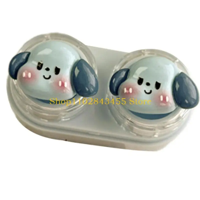 49MC Leakproof Contact Lenses Holder with Drawer Design for Travel Use Hygienes Protections Lens Holder for Everyday Use