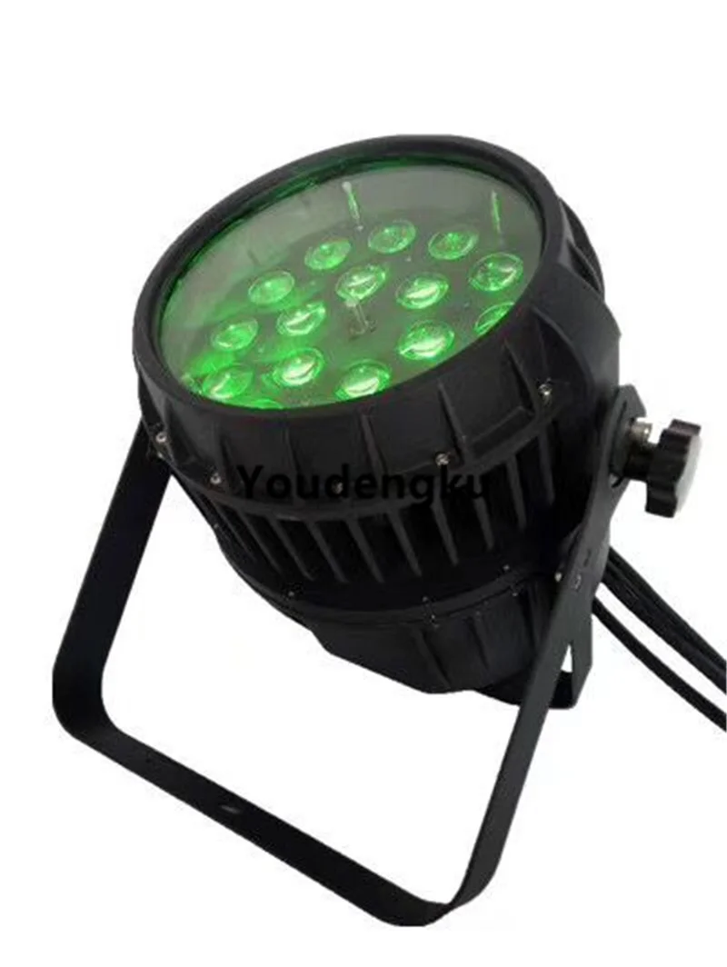 6 pieces 18*10w 4 in 1 rgbw outdoor beam led par zoom stage light waterproof led par dmx rgbw light