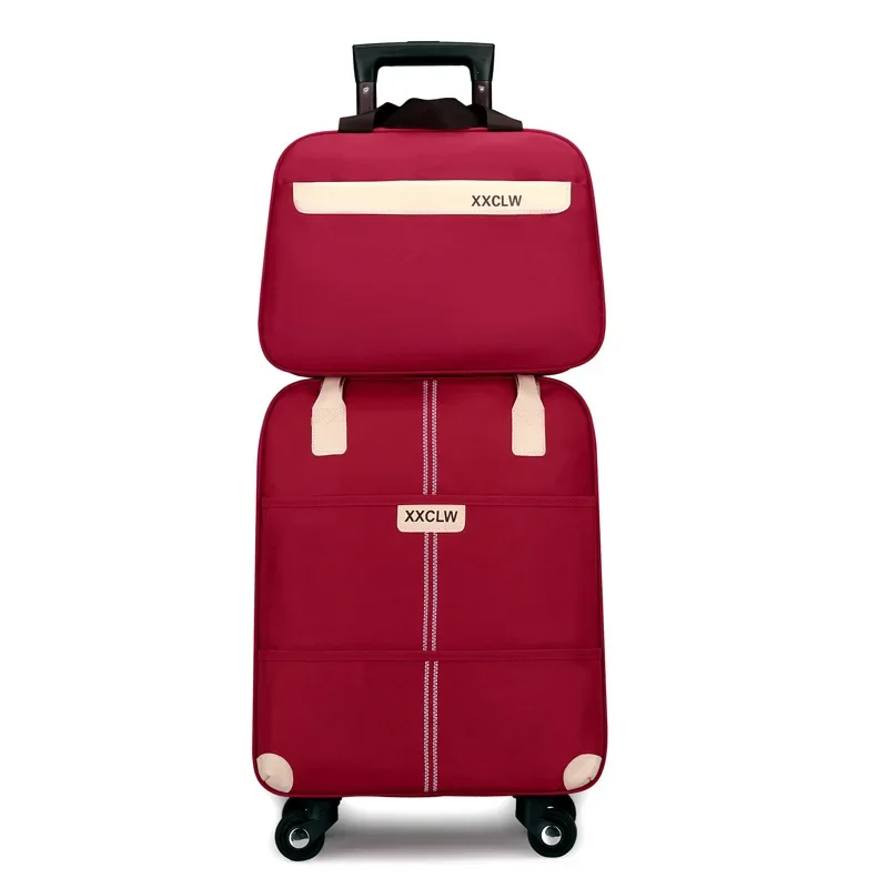 Rolley Suitcase, Combination Suitcase, Travel Bag Carry-on Suitcase, Unisex,Small Waterproof Baggage, Multi-functional Handbag