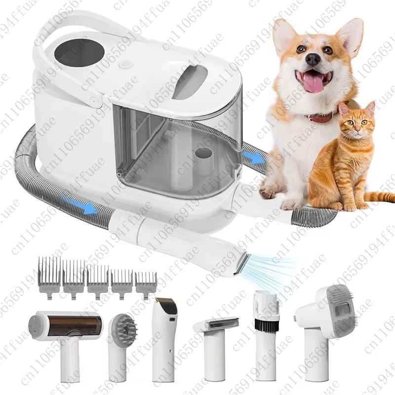 Hair Remover, Scissors, Trimmer, Brush Tool, Silent Pet Hair Grooming, Vacuum Cleaner Kit