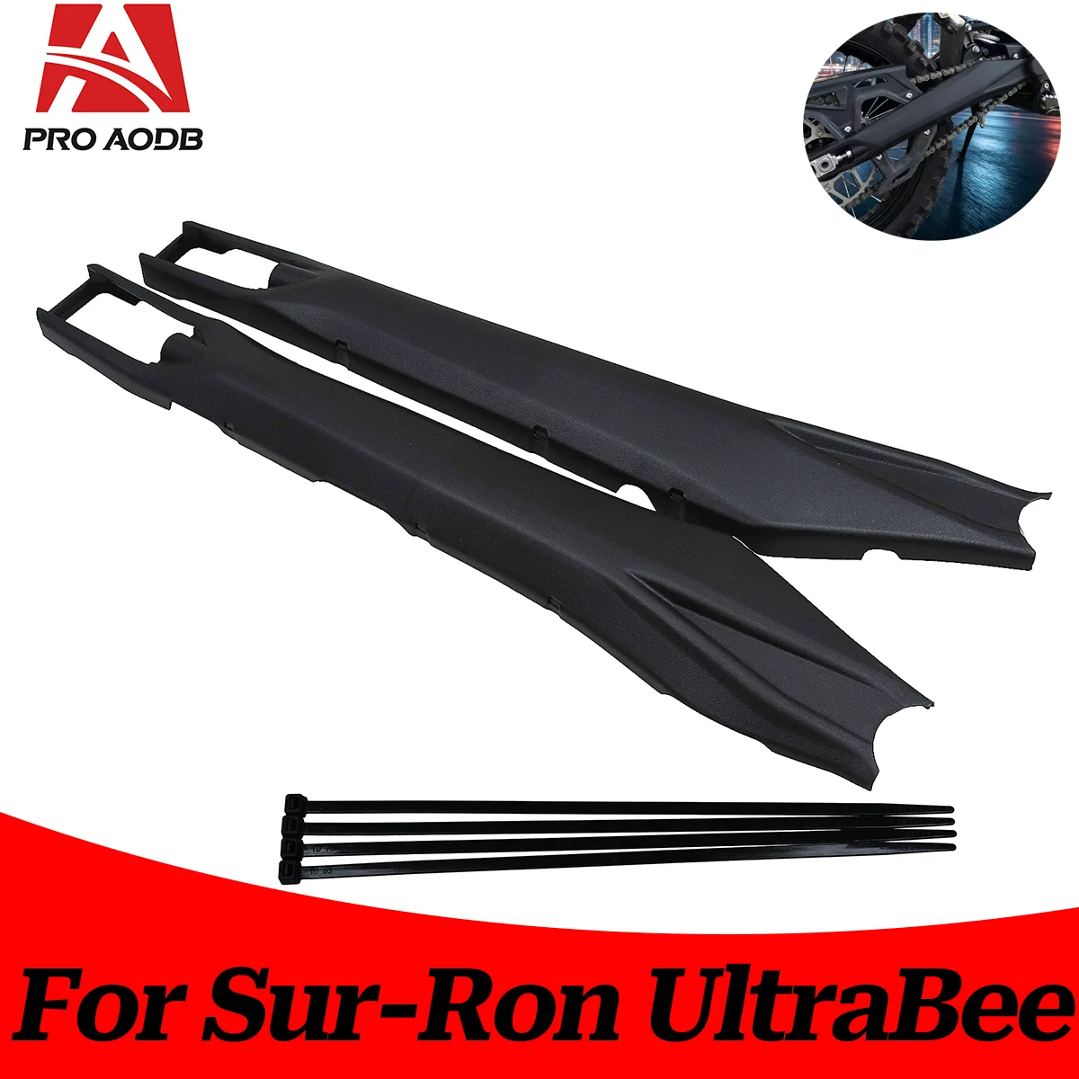 Image of E-Bike Dirtbike Schwingarm-Schutzabdeckung für Sur-Ron SurRon Ultra Bee Elektromotorrad Enduro Motocross Modifiziert