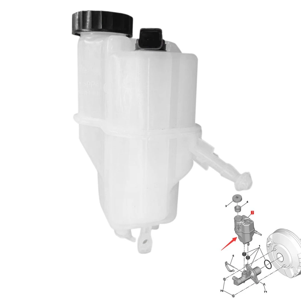 بقوة 4635F1 4635A3 خزان سائل الفرامل لسيتروين C5 C6 ل 407 508 508SW خزان التبريد خزان زيت الفرامل #3