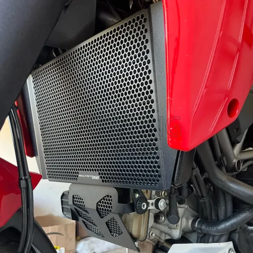 

Radiator Grille Guard Oil Cooler Guard For Ducati Multistrada 1200S 1200 S Touring /S Sport /S Pikes Peak /S GT 2010-2014 2013