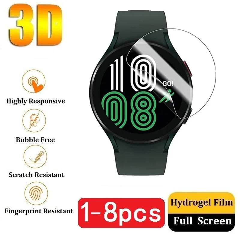 

Protective Hydrogel Film on Samsung Galaxy Watch 4 Classic 46mm 42mm Galaxy Watch 5 Pro 4 3 45mm 44mm 40mm Screen Protector Foil