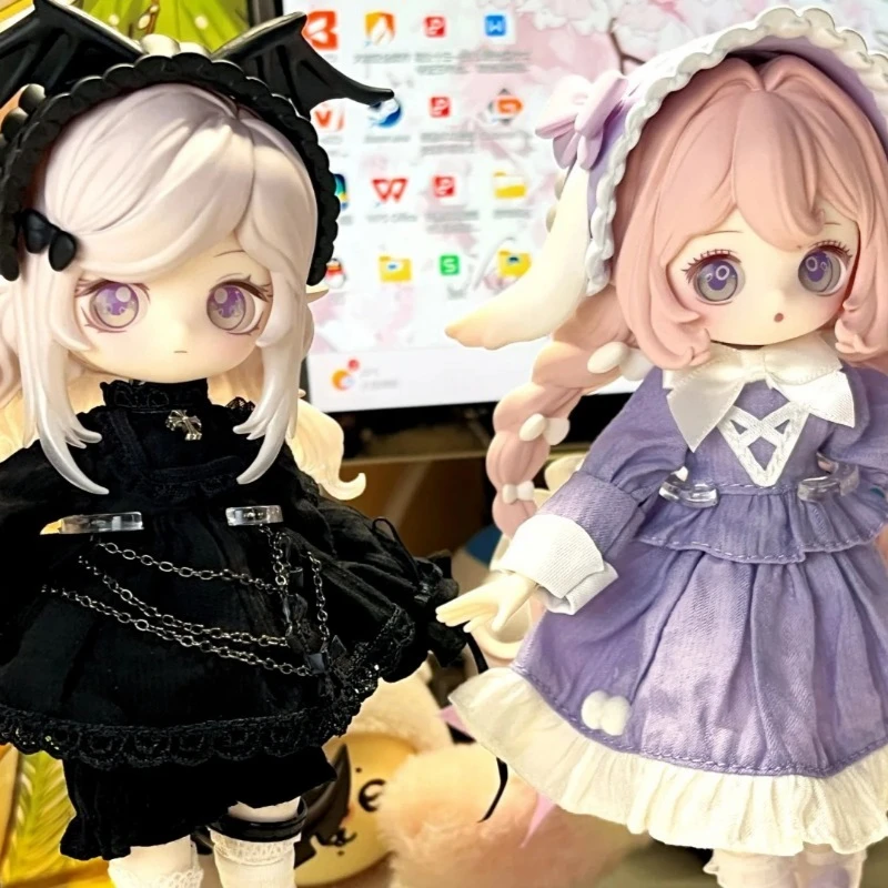 سلسلة قصة Luluelf 1/12 BJD صندوق أعمى Luluelf صندوق الغموض BJD دمى الحركة الحلي اللطيفة الفتيات هدية الحلي العصرية اللعب
