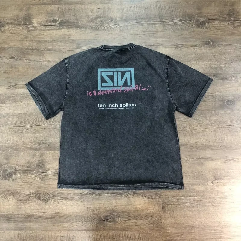 

Summer SAINT of MICHAEL New Style Fashion Streetwear Vintage Tee Casual Oversized Unisex Tops Summer Casual Loose Cotton T Shirt