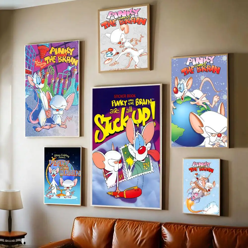 Cartoon Pinky and the Brain Classic Vintage Posters Whitepap