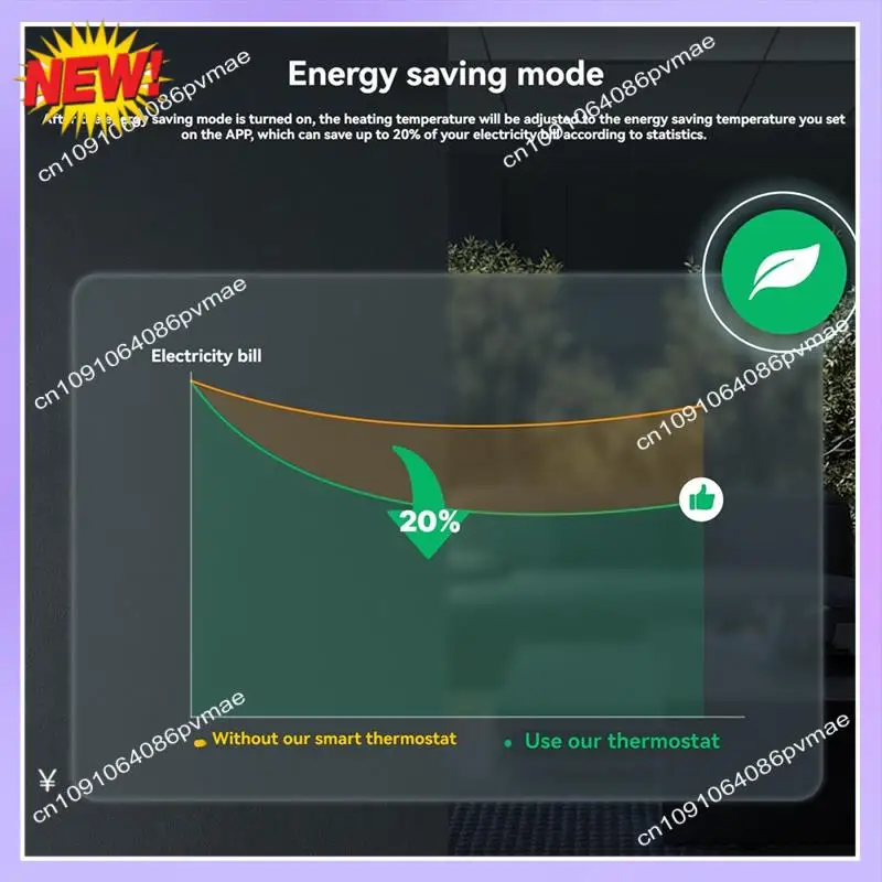 T24C Tuya Zigbee Smart Knob Thermostat Water Floor Heat Temperature Controller Works With Alexa Google Home A