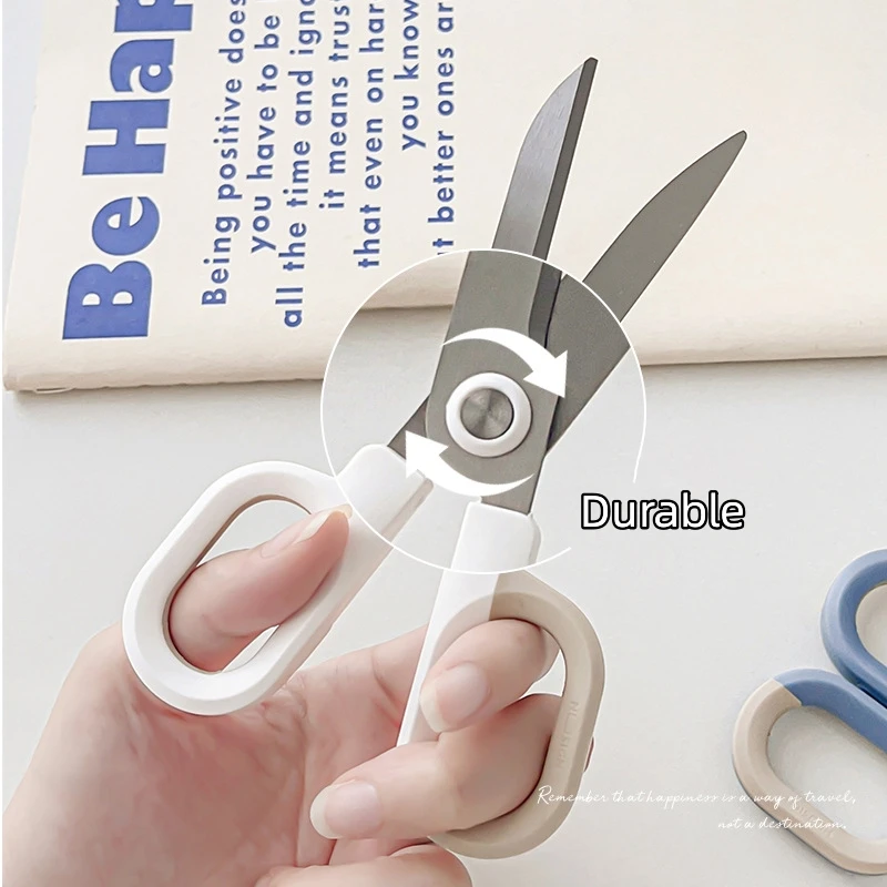 1 pçs batendo cor scissor 15cm cortador de faca de aço inoxidável para papel handwork arte escritório escola doméstico a7255