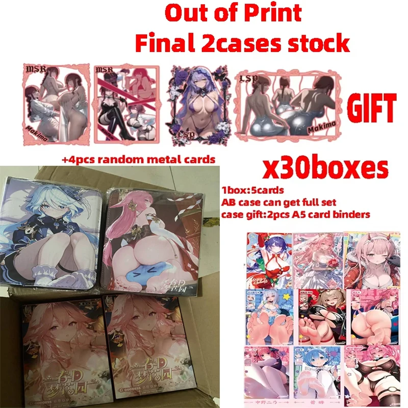 

2025 Wholesale Original case Goddess Story Disc Card Haruhi Dream Garden girl Waifu Swimsuit Booster Box Habbies Gift