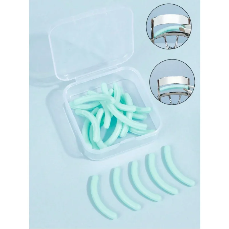 12pcs Eyelash Curler Silicone Replacement Pads With Clear Storage Box