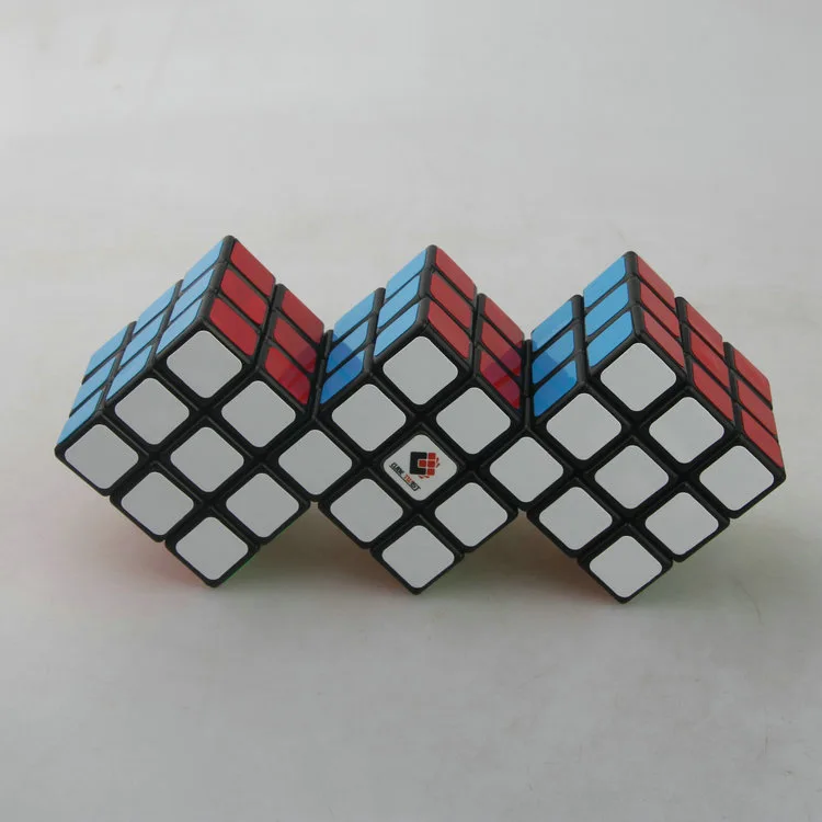 

[Wisdom] Black Background 3x3 Cube Puzzle 3 Consecutive 3 Irregular Cube Restricted Rotation Magic Cube Fidget Toys Kid Gifts