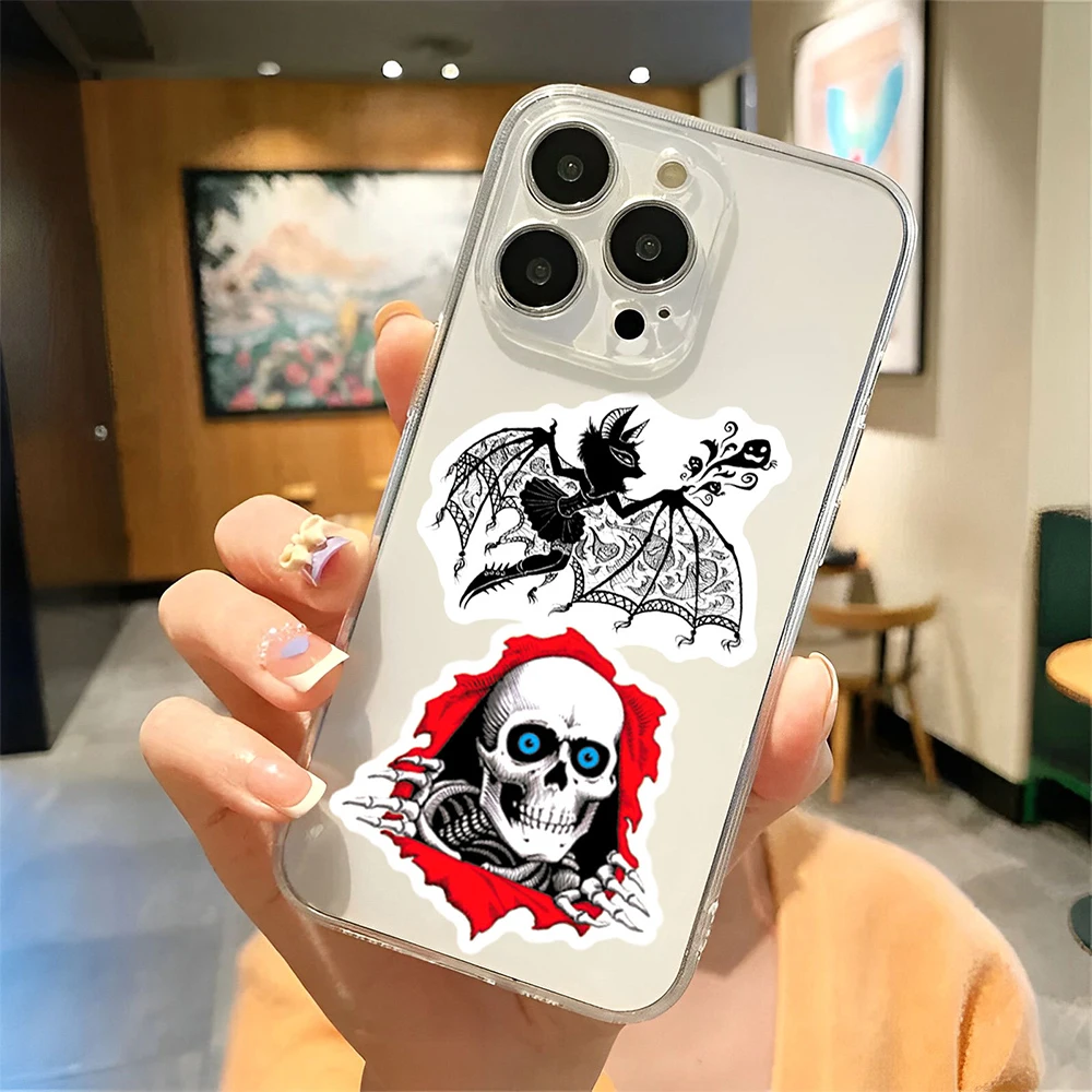 10/30/50/100pcs Horror Black Red Gothic Graffiti Stickers Cool Personalized Graffiti Sticker Skateboard Helmet Phone Car Decals - Image 6