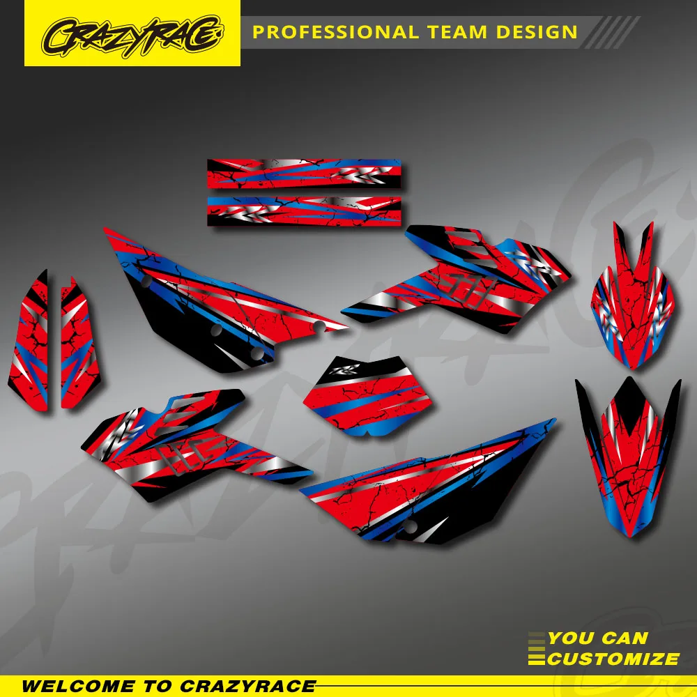 

Motorcycle Stickers For Beta 4T RR 350 390 400 430 450 2010 - 2012 RR350 RR390 RR400 RR430 RR450 Graphics Decal Deco Kit Custom