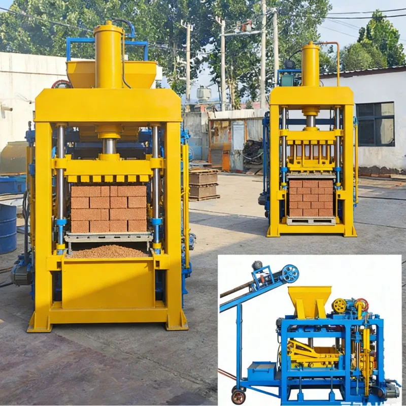 Customized Interlocking Concrete Brick Machine Hydraulic Block Maker for Pavement