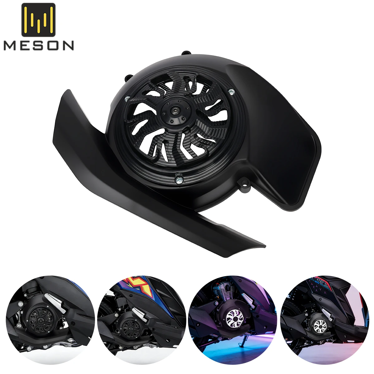 

Защитный кожух вентилятора двигателя мотоцикла, термостойкий, для радиатора, модифицированные детали, подходит для Yamaha MIO