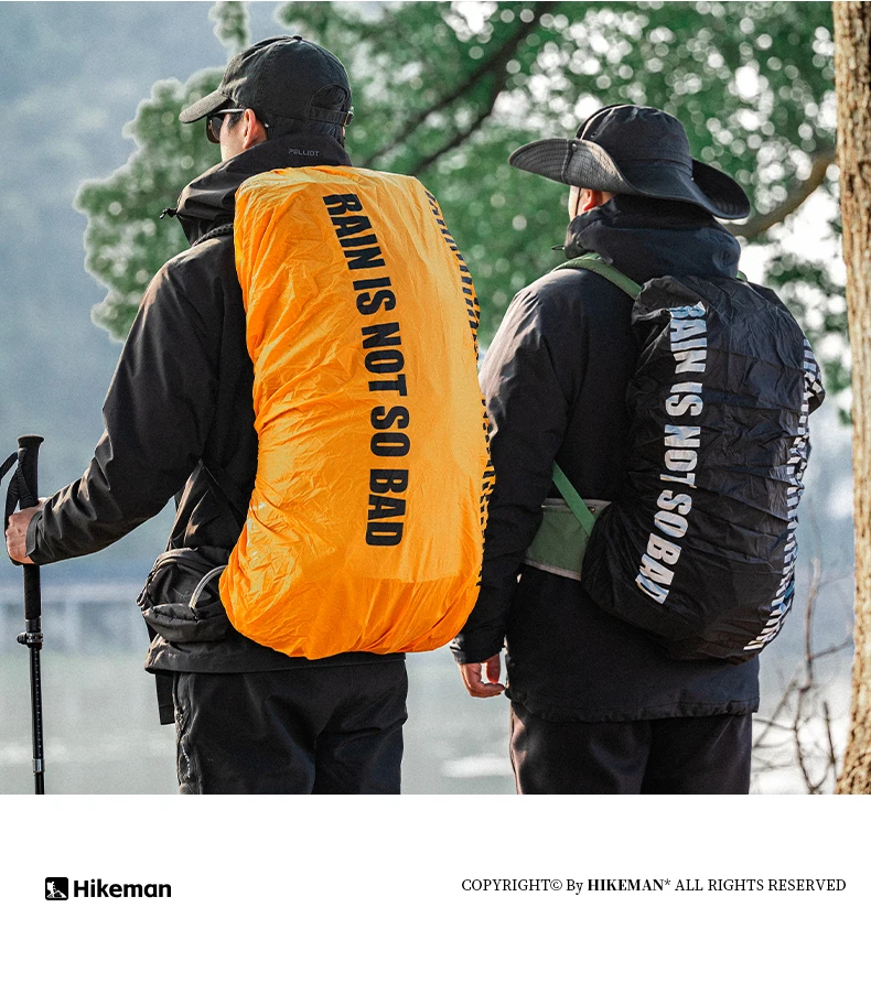 

Heavy Duty Backpack Rain Cover-All Weather Protection for Hiking&Cycling,Elastic Full Encapsulation,Ultra Compact &Lightweight