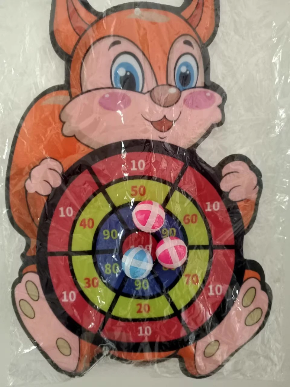 Lepka Tarcza do Rzutek Piłeczkowych Zabawka Sportowa do Użytku Wewnętrznego i Zewnętrznego Kreatywna Gra Rzutkowa Koordynacja Oko-Ręka Bezpieczny Materiał Materiałowy