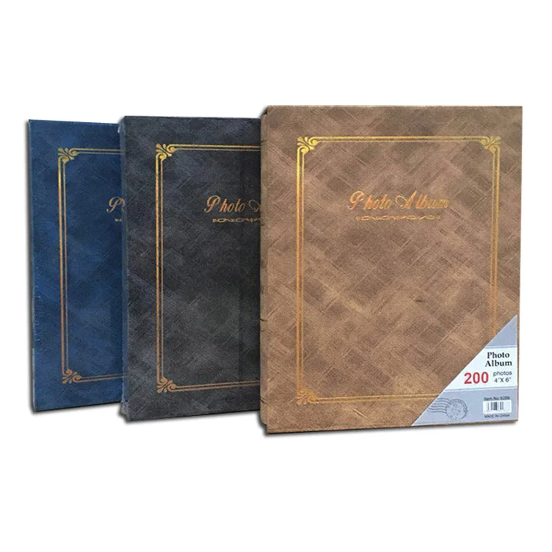 Customized Photo Album 6inch Laminated Seven-Inch 200-Photo Insert Family Album Commemorative Album Graduation Photo Book