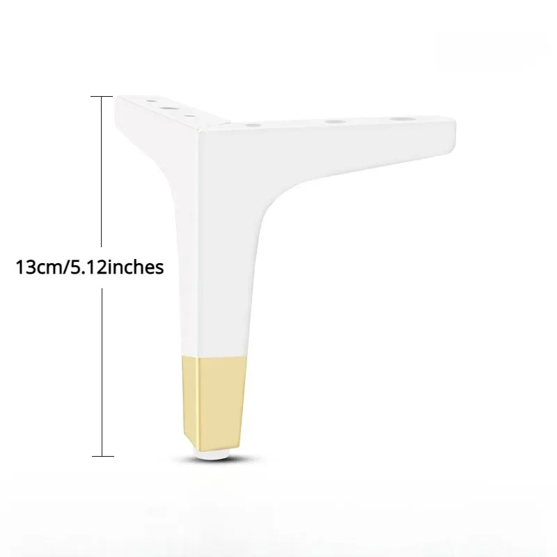 4 قطعة 13 سنتيمتر أرجل طاولة القهوة المعدنية الحديثة للأثاث أرجل الأريكة السرير كرسي مكتب مضمد خزانة حمام استبدال قدم