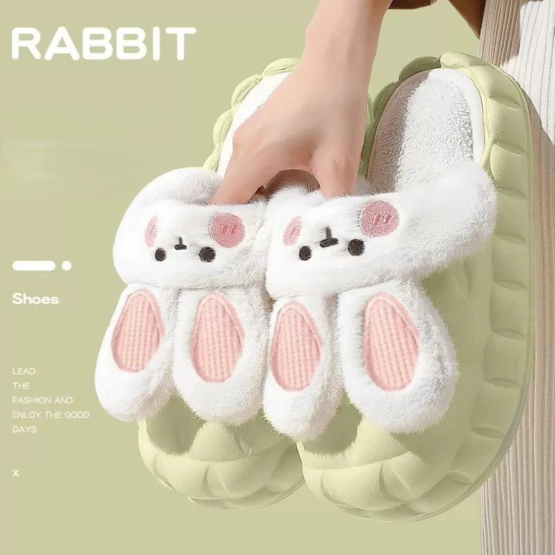 Pantofole rimovibili in cotone impermeabile per la casa invernale delle donne cute indoor home antiscivolo scarpe con suola spessa calore