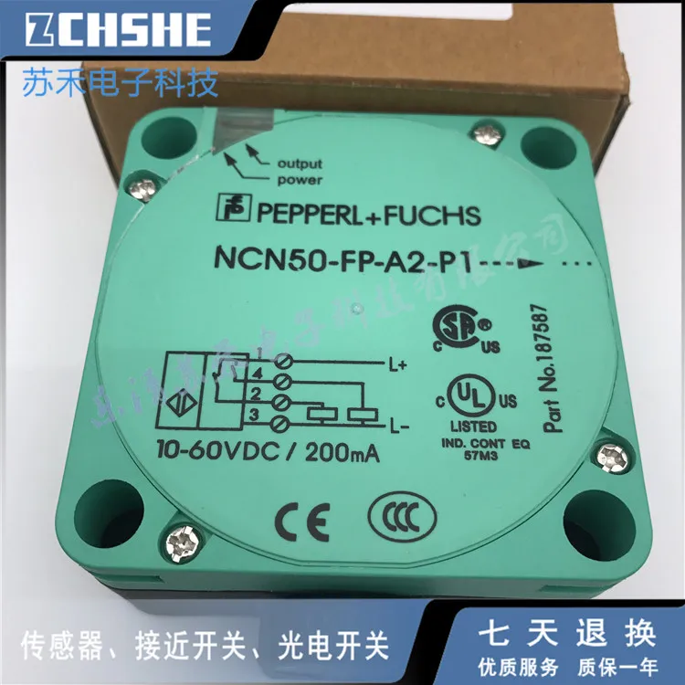 NCN50-FP-E0-P1 NCN50-FP-E2-P1 NCN50-FP-A0-P1 NCN50-FP-A2-P1 NCN50-FP-Z2-P1  P+F  Proximity Switch Sensor  New High-Quality