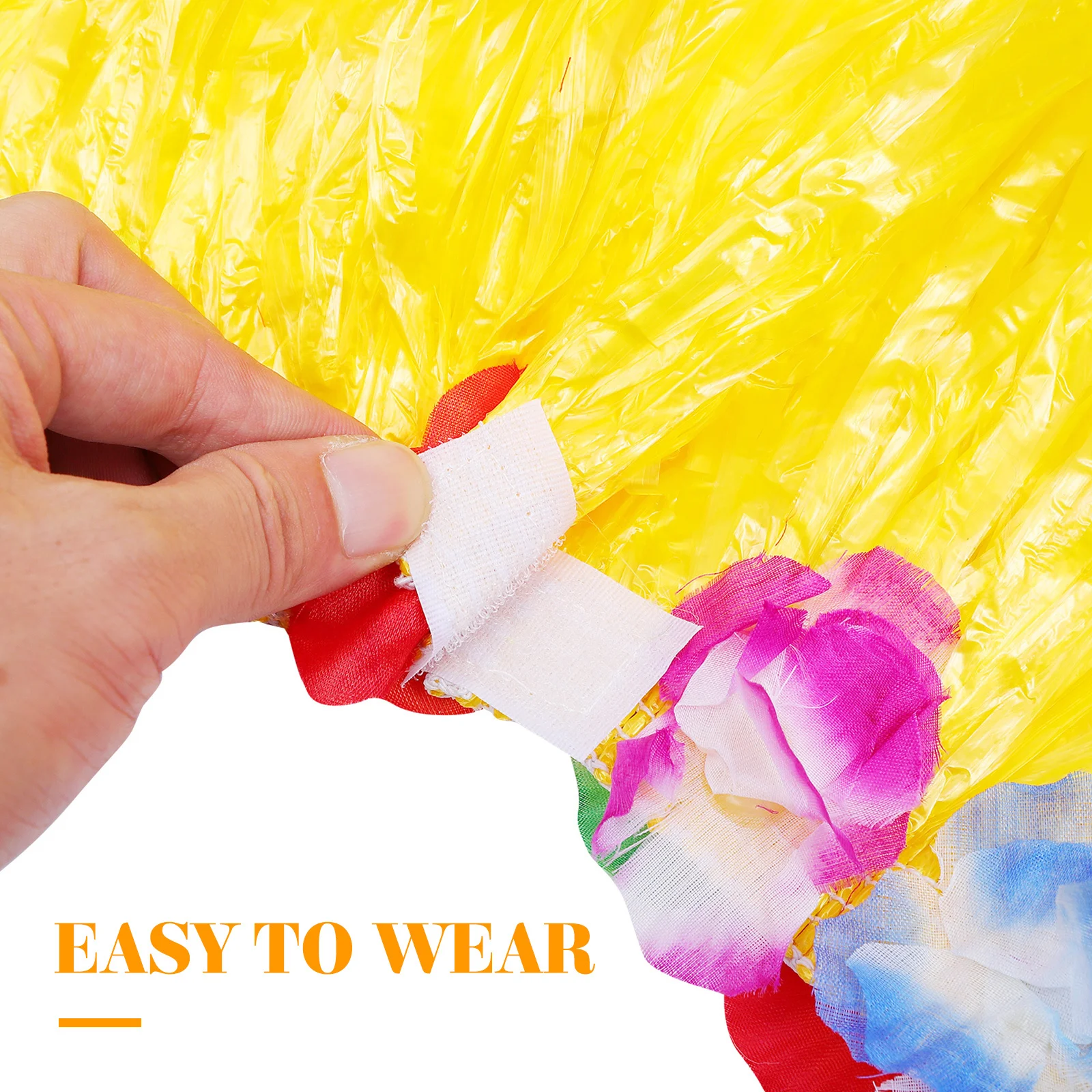 4-delige grasrokken Hawaiiaanse stijl handgemaakte kwastje Hula-danskostuum voor feestdecoraties Hawaii feestrokken cosplay