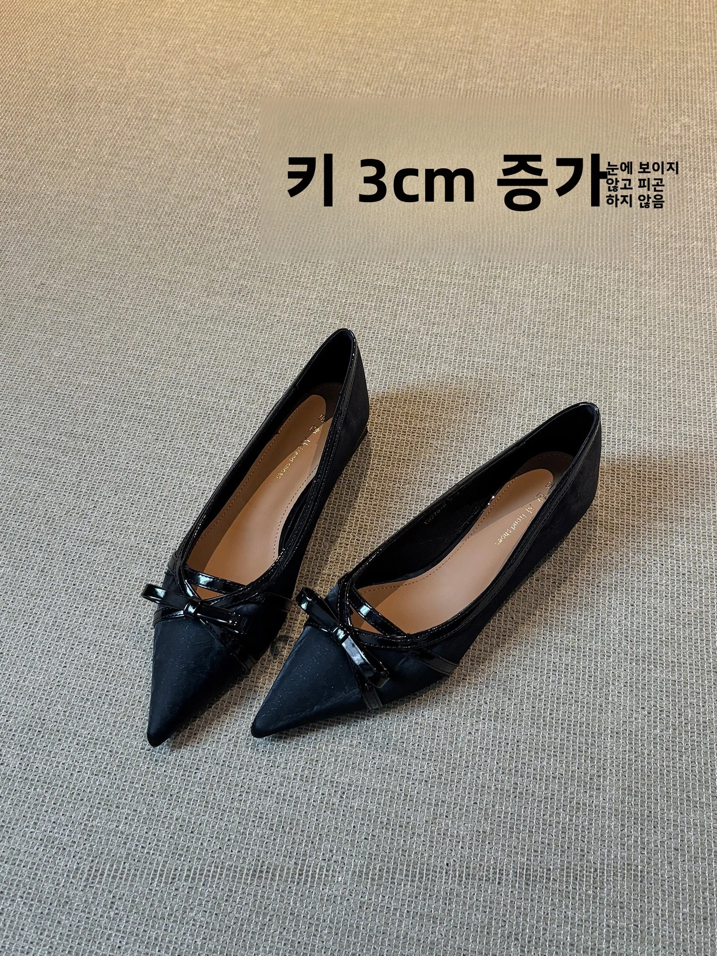 lamb-skin-pointed-toe-mary-jane-oes-women's-slip-on-commuter-comfortable-knot-faionable-spring-autumn-footwear