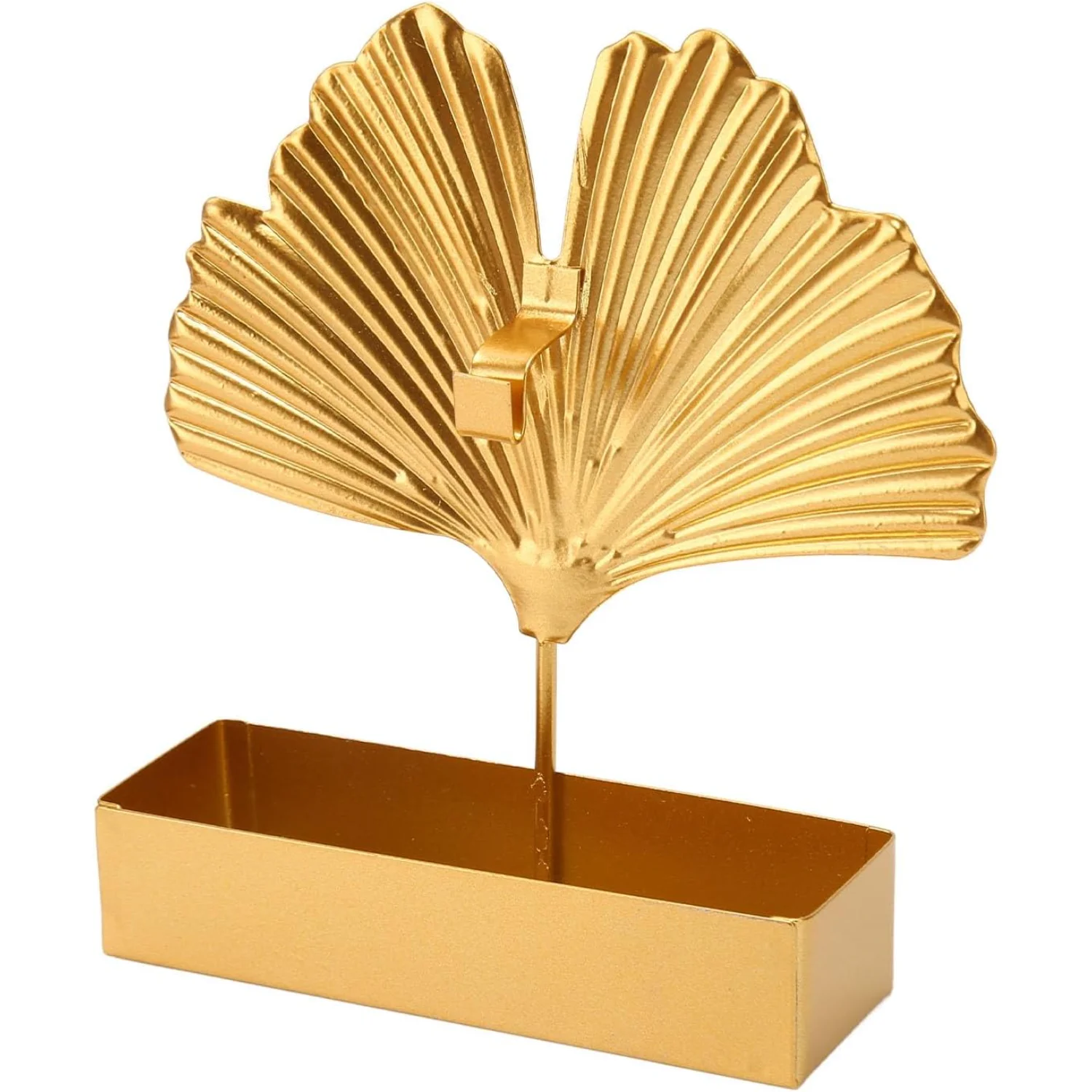 Iron  Coil Holder,  Leaf Shaped  Burning  Rack for  Decoration Gold