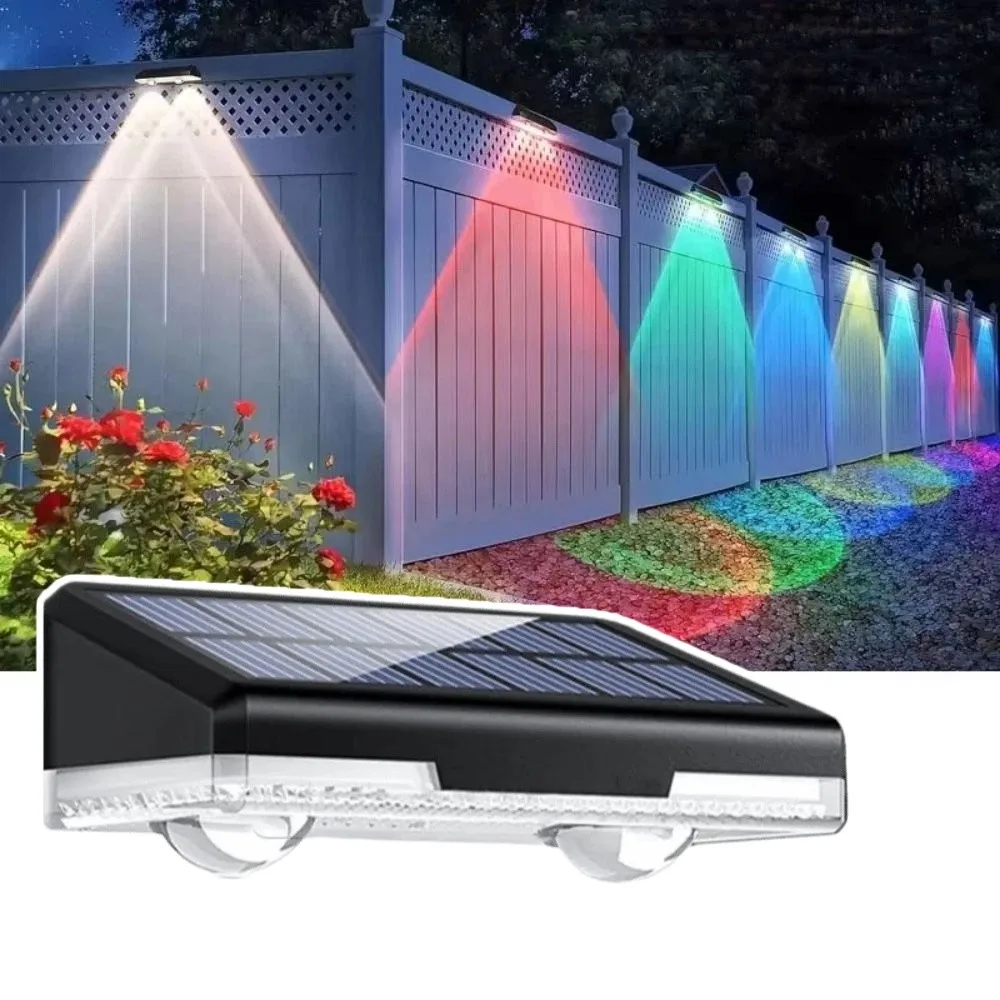 luzes-solares-a-prova-d'agua-faceis-de-usar-luzes-led-para-deck-com-3-9-modos-luzes-solares-para-degraus-luzes-solares-rgb-resistentes-para-parede-varanda